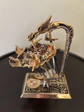 RARE Toledo Spinning Damascene Sword Picks Cocktail Set, MCM picture