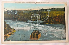 1924 Postcard: Aero Cable over Whirlpool Rapids, Niagara Falls, NY picture