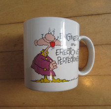 Vintage RUSS BERRIE Mug Engineers Are Erectionist Perfectionists 8406 Schneider picture