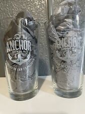 Anchor Brewing New Beer Pint Glasses (x2) Anchor Steam picture