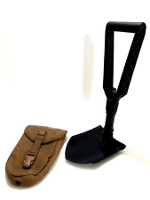 USMC Gerber 2000 Entrenching E Tool Trifold Shovel w Pouch Coyote Marine Corp picture