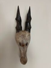 hand carved Animal/Antelope helmet African tribal mask 18