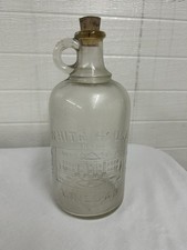 Antique Vintage White House Vinegar Jug   Handle Quart Embossed March 1909 picture