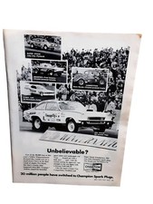 1972 Bill Grumpy Jenkins Vega Champion Spark Plugs Racing Ad 8x11 picture