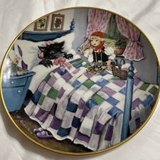 Vintage Little Red Riding Hood Collectors Plate Kaiser W Germany Gerda Neubacher picture
