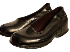 Servus Snag-Proof Kids 11.5 Solid Black Rubber Overshoes Vintage 20th Century picture