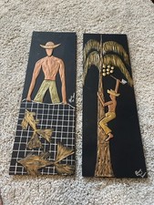 Vintage MCM Brazilian Wall Art Ethnic Brazil  picture