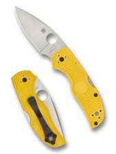 Spyderco Native 5 Salt CPM MagnaCut Satin Plain Blade Yellow FRN C41PYL5 picture