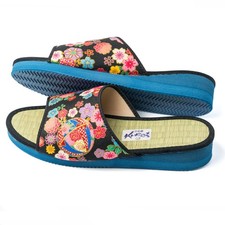 Takeharu Women's Tatami Slippers Made in Japan Made with Igusa Grass 24cm Size 8 picture
