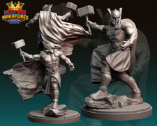 Thor Adult Resin Sculpture Statue Model Kit  Marvel Unpainted/Unassembled picture