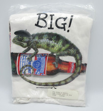 Budweiser LIZARDS T-shirt THIS IS BIG Size XL NEW SEALED PACKAGE Vintage 1997 picture
