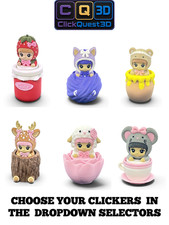 3D Printed SWEET PAWS SERIES CLICKERS - Pick & Choose picture