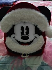 Disney Parks Loungefly Mickey Mouse Santa Backpack picture