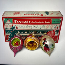 Fantasia by Christopher Radko-Grandma's Own Vintage-Set of 3-Limited Edition picture