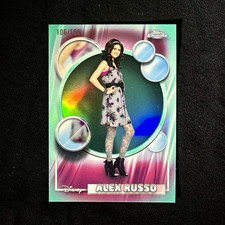 Topps 2006 Chrome Disney Alex Russo #7 True Aqua Refeactor 106/199 picture