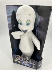 RARE 1994 BIG CASPER Nite-Glow Eyes Stuffed Plush 18”. With Original Box picture