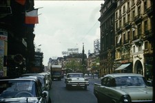 c1950's Kodachrome 35mm Slide Paris France Street Scene Ford Fairlane European picture