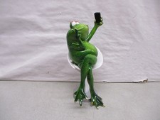 Resin Frog Selfie Figurine picture