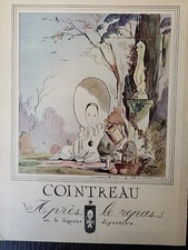 Cointreau Liqueur 1947 Print Ad Du Magazine Swiss Digestif Jean A. Merceier picture