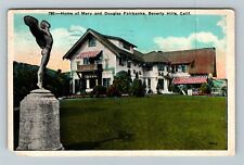 Beverly Hills CA-California, Home the Fairbanks, c1925 Vintage Postcard picture