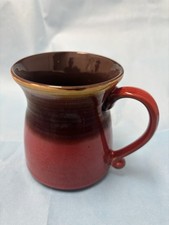 Roscher Large Red Brown Stoneware Mug  picture