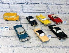 Lot of 7 Vtg Dept 56 Snow Village Classic Cars Ceramic Collectible - No Boxes picture