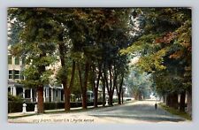 Long Branch NJ-New Jersey, Scenic View Of Myrtle Avenue Vintage c1909 Postcard picture