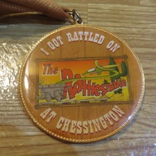 Chessington World Of Adventures Rattled On Rattlesnake Ride Medal Lanyard Used picture