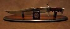 Gil Hibben 65TH Anniv. Collectors Edition Spartan Bowie Knife w/Display Stand picture