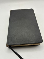 VTG HOLY BIBLE Pure Cambridge Edition English Hand Grained Morocco Leather Lined picture