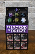 Custom Fantasy Dice Display Holder for Drizzt Dungeons & Dragons Funko Bitty Pop picture