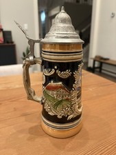 Vintage Zöller & Born West Germany Munich Stein Frauenkirche Rathaus Pewter Lid picture