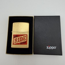 2004 MARLBORO EAT RIDE SLEEP ZIPPO LIGHTER UNFIRED in ORIGINAL BOX NOS picture