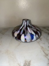 Stunning Iridescent Art Glass Vase  picture