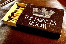 The Princes Room, Tower Hotel, London, England, Matchbox W/ Matches picture