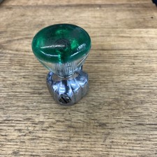 Vintage Casco Green & Clear Lucite Steering Wheel Suicide Spinner Knob Rat Rod picture