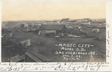 POSTCARD, MURDO, SOUTH DAKOTA, MAGIC CITY, 3 MO and 21 DAYS OLD, REAL PHOTO 1906 picture