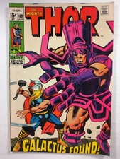 Thor #168 FN+/6.5 Marvel Comics 1969 Galactus Origin 1st Thermal Man Lee Kirby   picture