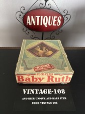 Vintage Antique 1929 Baby Ruth Candy Bar Box Curtis “Romance Scene” Rare picture