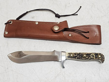 Vintage  Puma knife With Leather  White Hunter Puma Germany 6375 picture