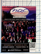 NQC National Quartet Convention 2023 Gospel Music Pigeon Forge TN Flyer picture