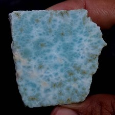 Spiritual Healing Larimar Natural Authentic Slab Rough Blue Gem Stone 239.80 Cts picture