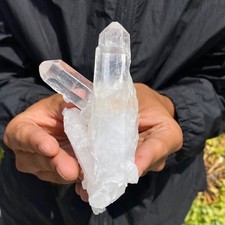 172G Natural white Crystal Himalayan quartz chunk mineralsls Specimen picture