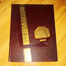 The Beehive 1941 Senior High School Yearbook Vol XXVII New Britain CT Hardcover picture