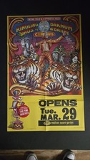 Original Ringling Bros. and Barnum & Bailey Circus NYC Subway Poster 1982 MSG picture