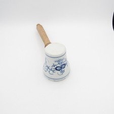 Antique German Kitchen Blue Onion Patte LARGE Mallet Meat Tenderizer C-1890-1900 picture