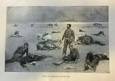 1895 Owen Wister Story Frederic Remington Illustrations Evolution of Cowpuncher  picture