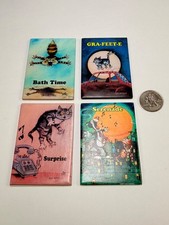 Vintage Cat Gary Patterson other in set 3 dif ATA-boy Refrigerator Magnet 1990s picture