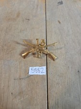 Spanish American War - WWI 15th Infantry Regiment F Company Officer Hat Badge picture