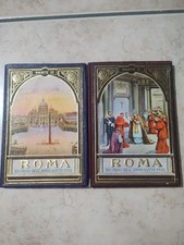 Rome Memorial Holy Year 1933 Part I II Complete Lot Vintage Photo Album picture